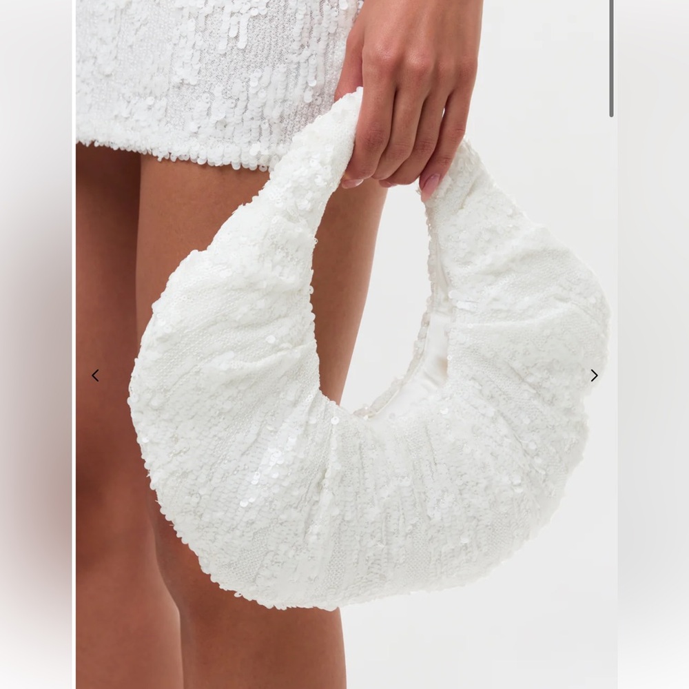 Naked wardrobe sequin purse